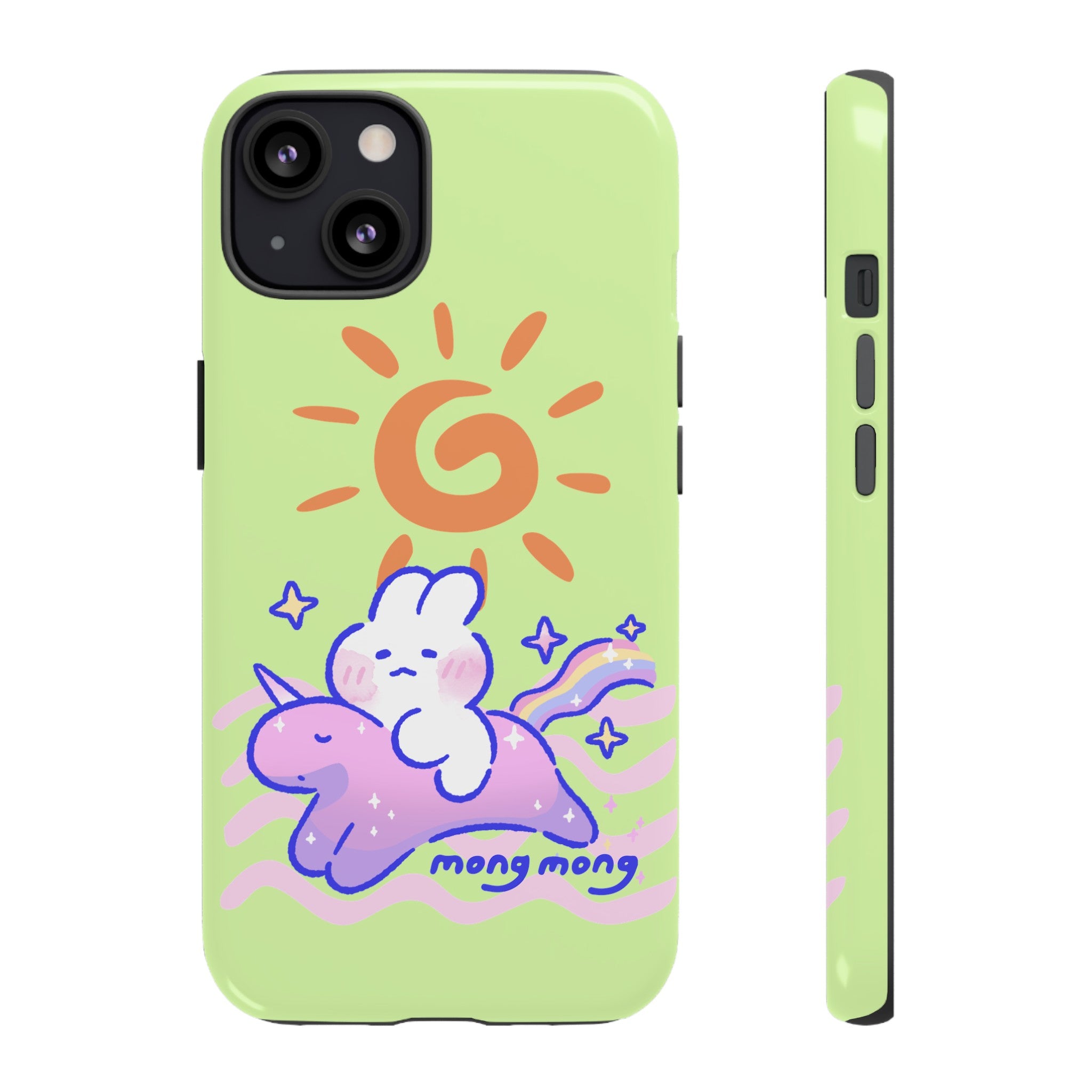 Lovely Mong Mong Ride a Unicorn Phone Case